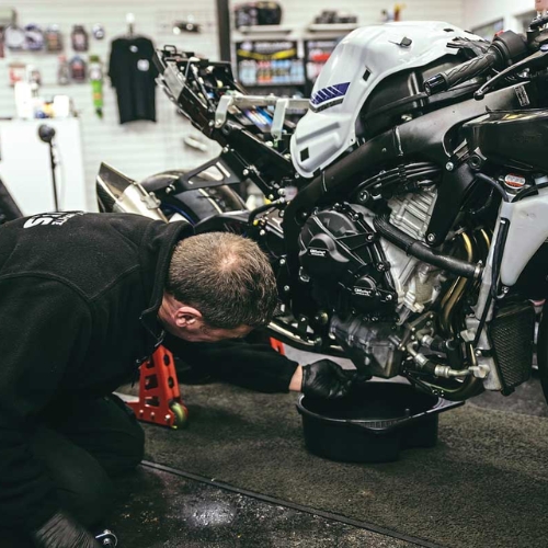 Professional motorbike repair in our service centre